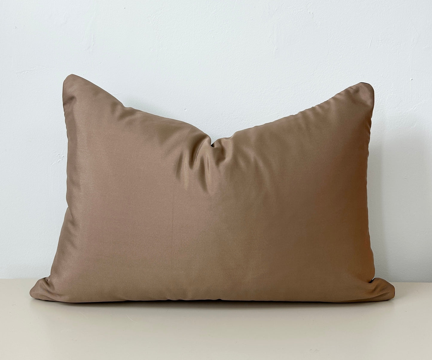 Plaid Silk Recycled Kimono Pillow | Ryukyu Kasuri Weave, Antique Ribbon Detail