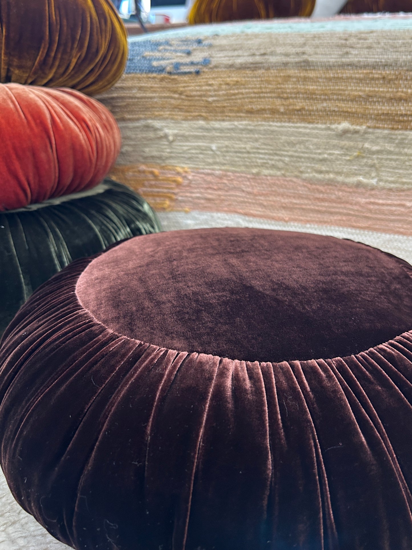 Chocolate Brown Sun Cushion