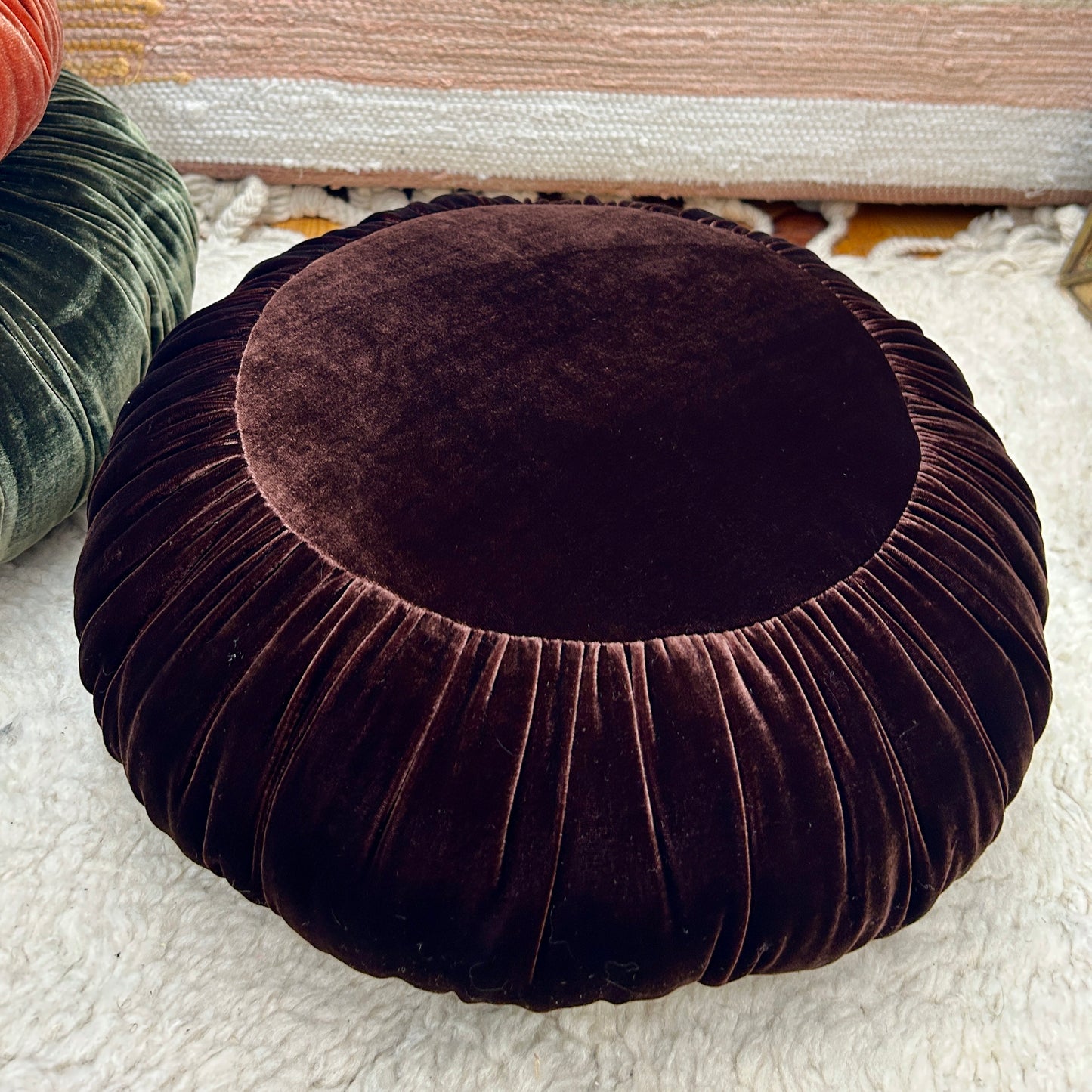 Chocolate Brown Sun Cushion