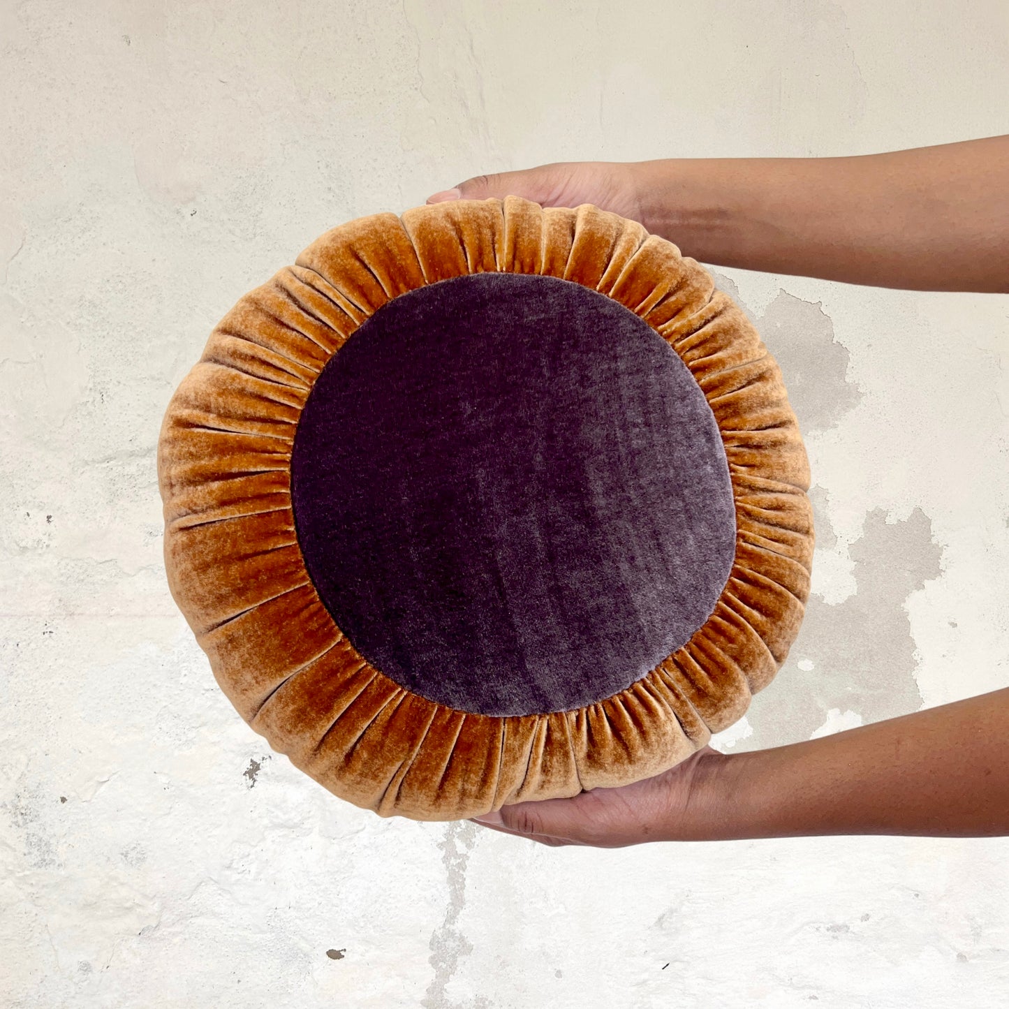 Dusty Orange + Antique Lilac Sun Cushion