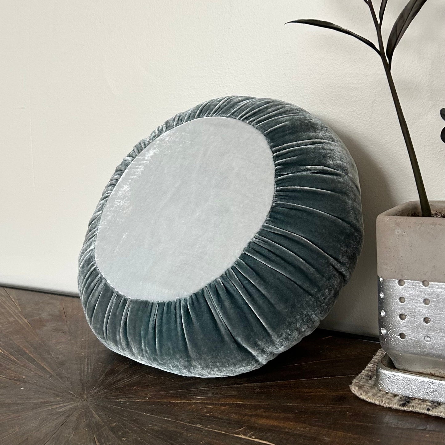 Sun Cushion | Teal Blue + Duck Egg